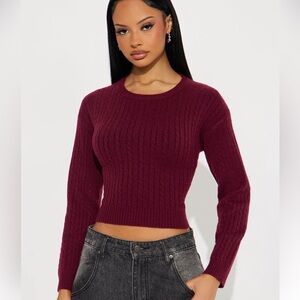 Chillin’ Cable Knit Sweater NEW 🏷️